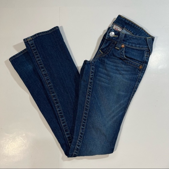 True Religion Jeans size 24 Slim straight Leg jeans - Picture 2 of 6